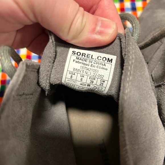 Sorel Women's Evie Lace-Up Wedge Boots 8 - Picture 4 of 7